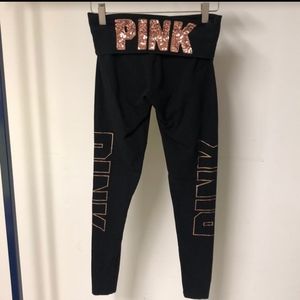 Pink leggings yoga